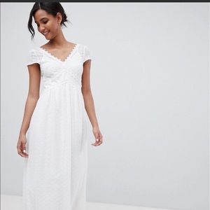 ASOS Eyelet Maxi Dress